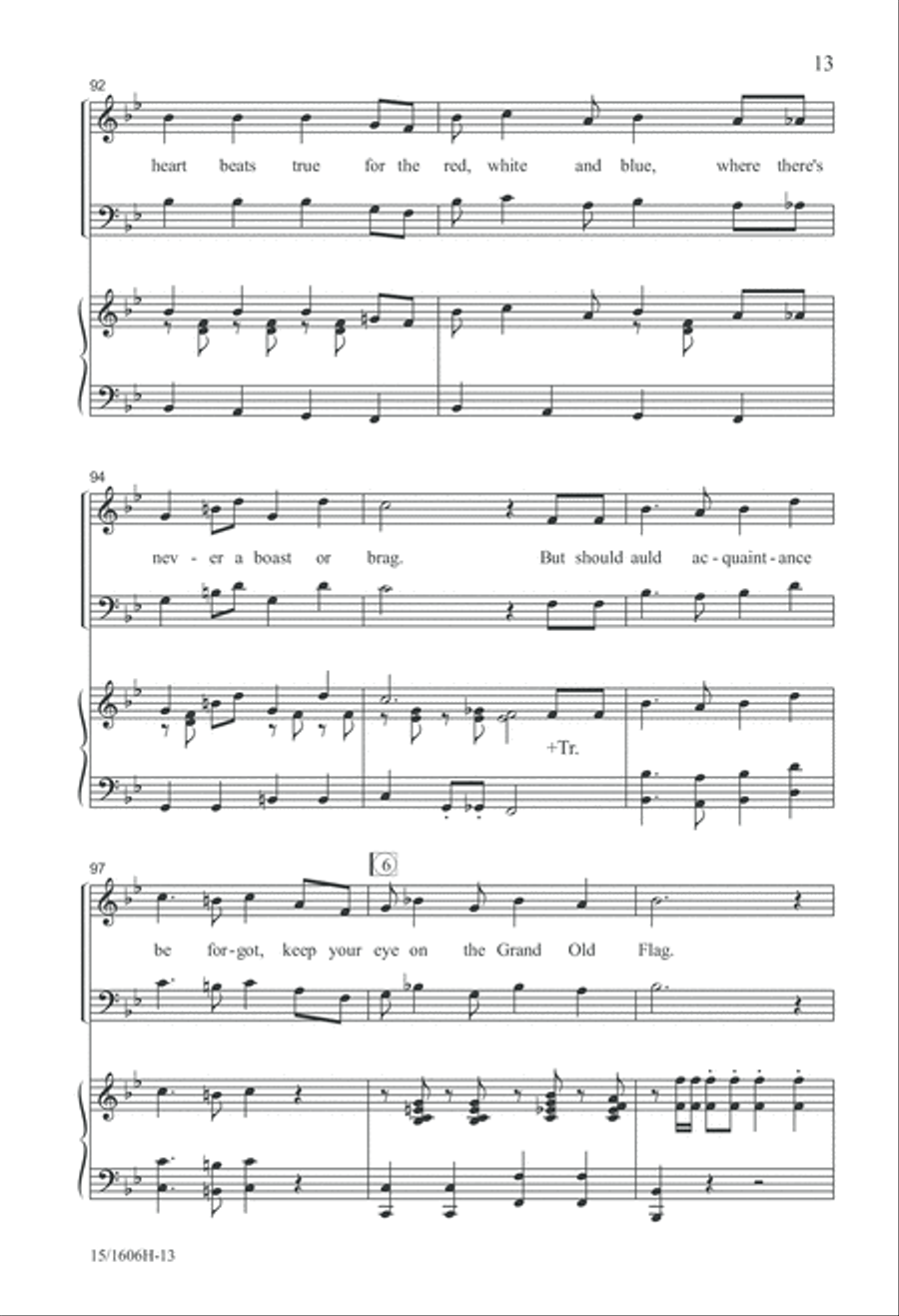 A Patriotic Salute A Patriotic Salute 4-Part scores gallery preview page 13