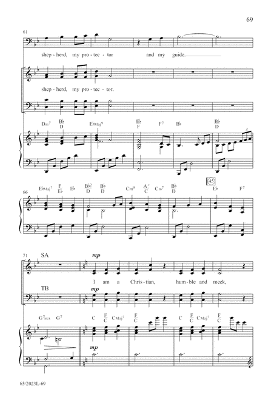 Child of Hope Child of Hope 4-Part scores gallery preview page 70