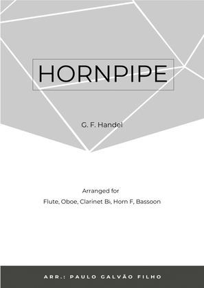Book cover for HORNPIPE - HANDEL - WIND QUINTET
