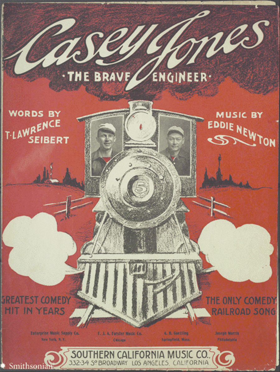 Casy Jones (The Brave Engineer) Piano, Vocal scores gallery preview page 1
