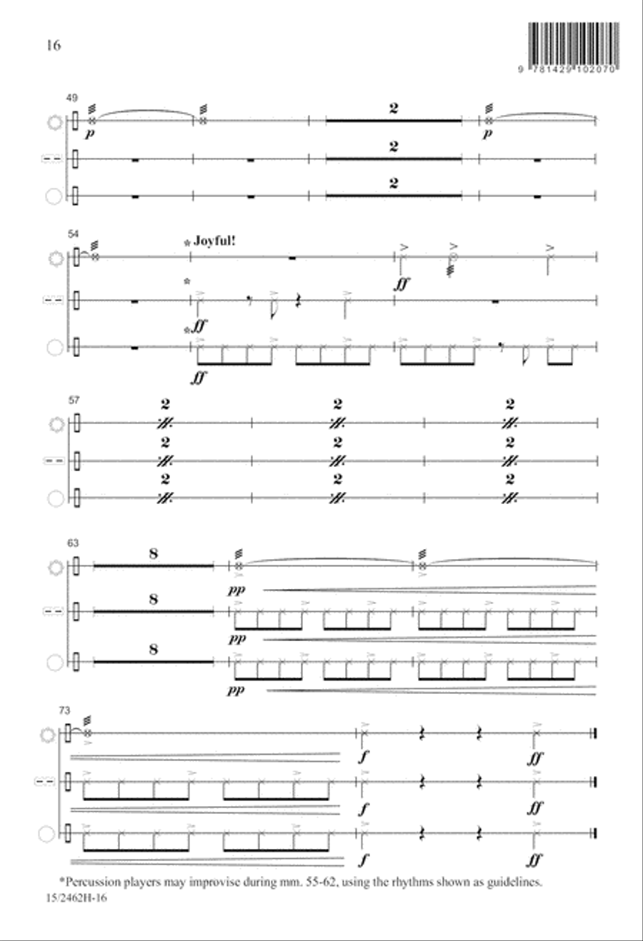 Alleluia, Alleluia! Alleluia, Alleluia! 4-Part scores gallery preview page 17