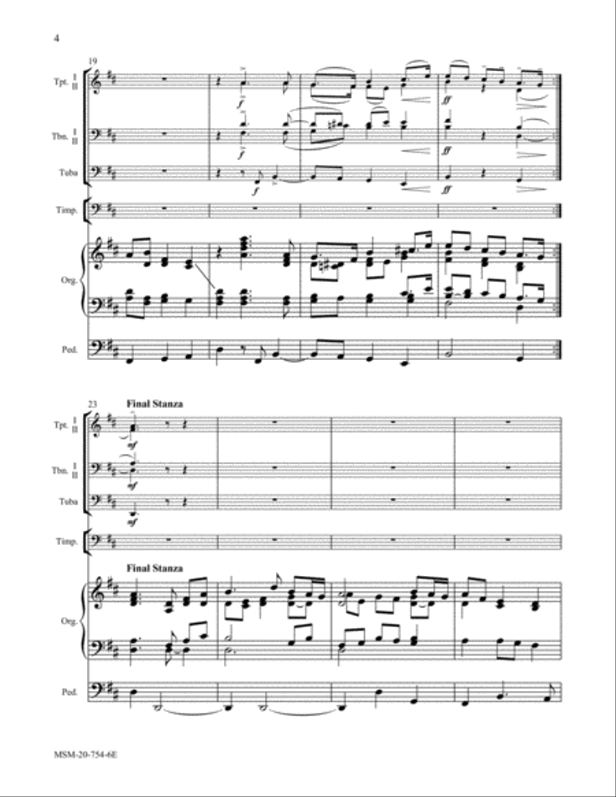 JERUSALEM in D Choir scores gallery preview page 4