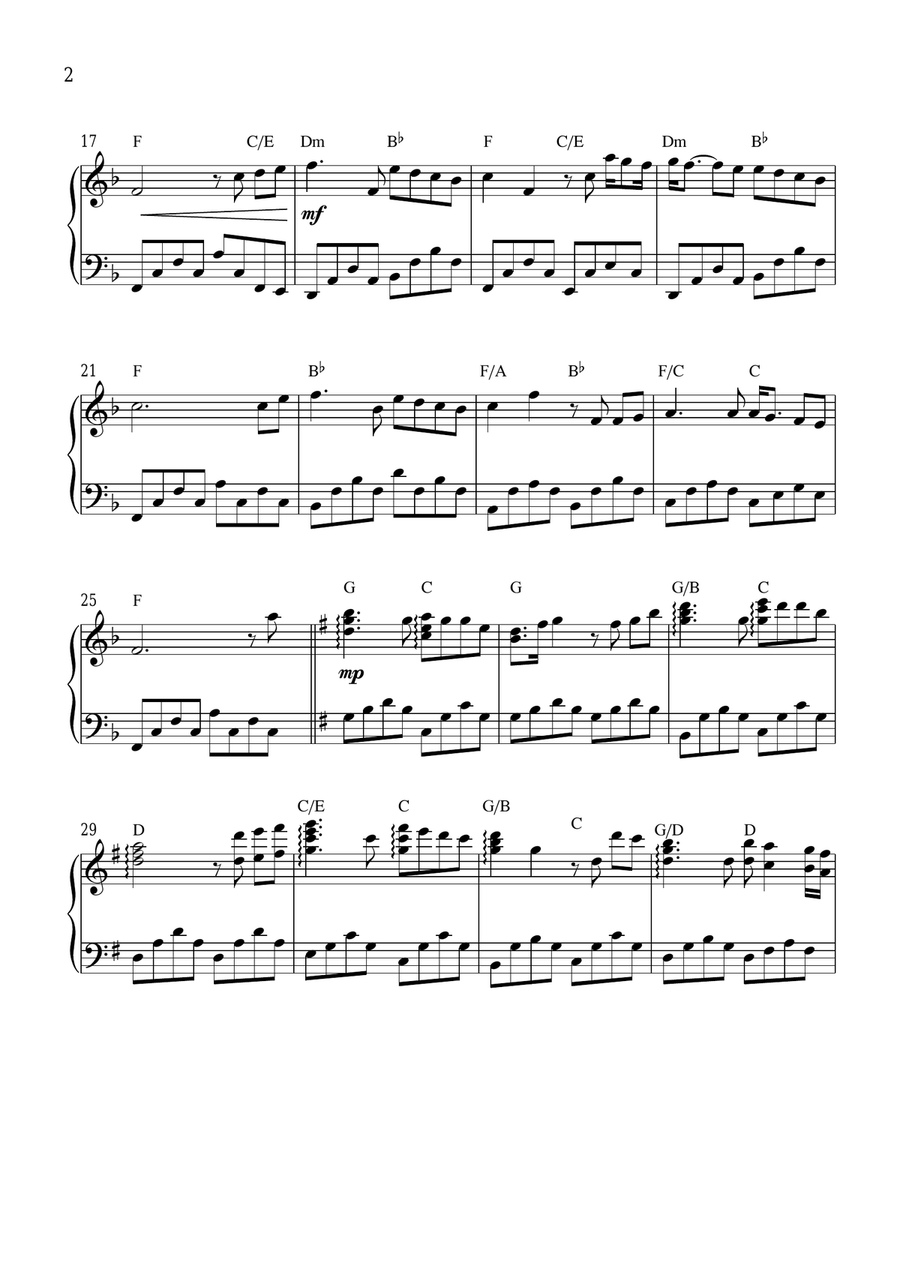 You Raise Me Up Piano Method scores gallery preview page 2