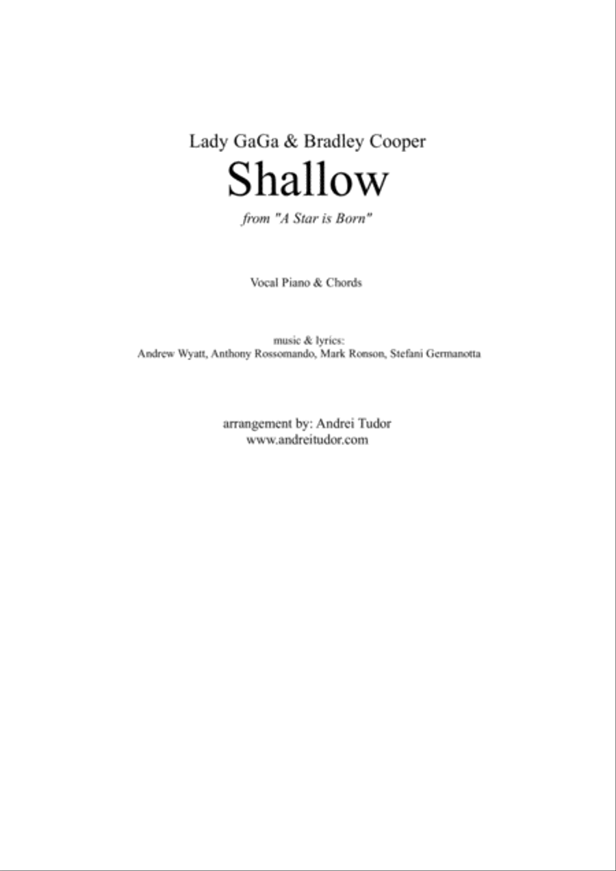 Shallow Voice scores gallery preview page 1