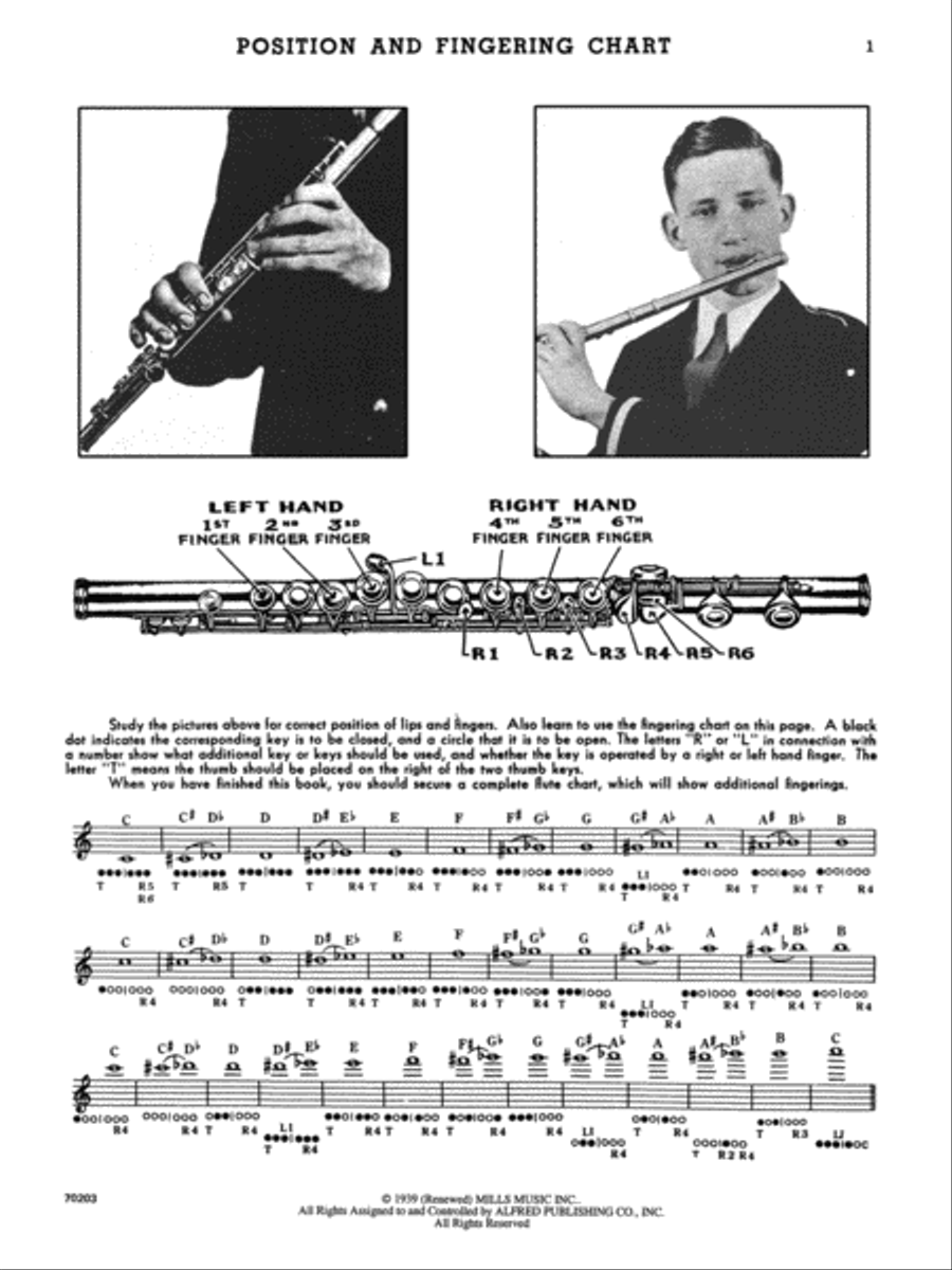 Easy Steps to the Band (C Flute) Concert Band Methods scores gallery preview page 2