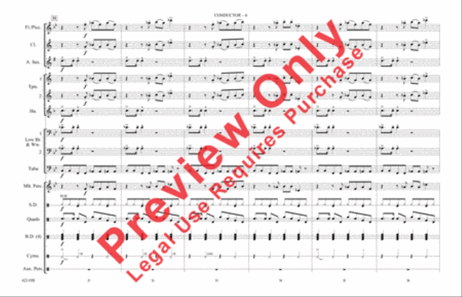 Funkytown Marching Band scores gallery preview page 7