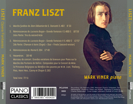 Liszt: Opera Fantasies