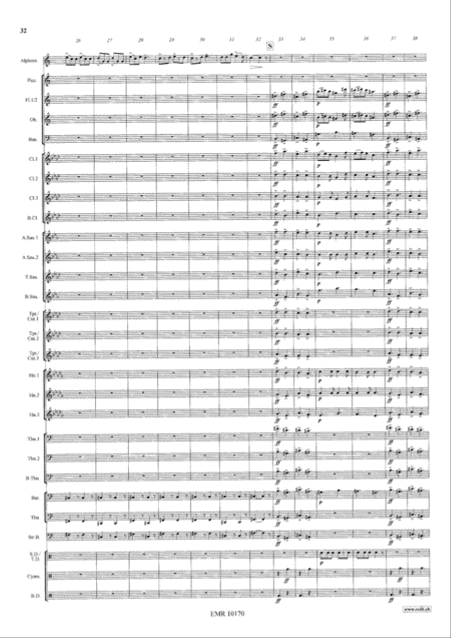 Sinfonietta Alpestre Sinfonietta Alpestre Concert Band scores gallery preview page 13