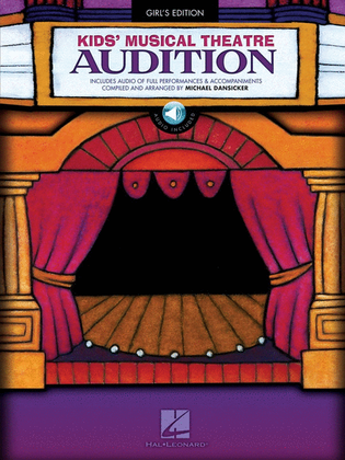 Book cover for Kids Musical Theatre Audition Girls Ed Book/CD