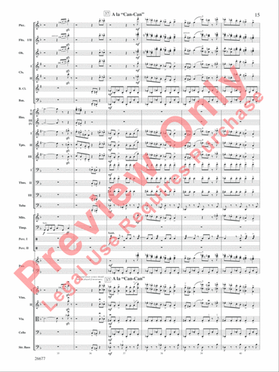 Star Wars Epic -- Part II, Suite from the Full Orchestra scores gallery preview page 16