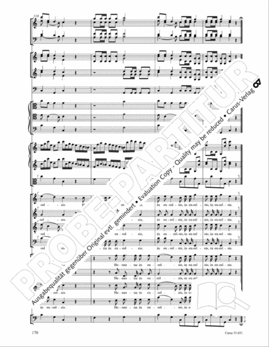 C Minor Mass, K. 427 (Missa in c KV 427) 4-Part scores gallery preview page 186
