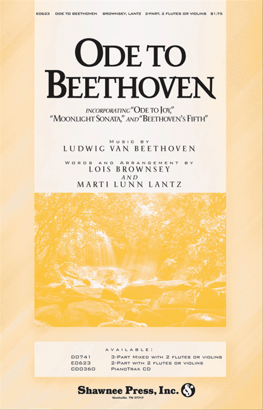 Ode to Beethoven 2-Part scores gallery preview page 1