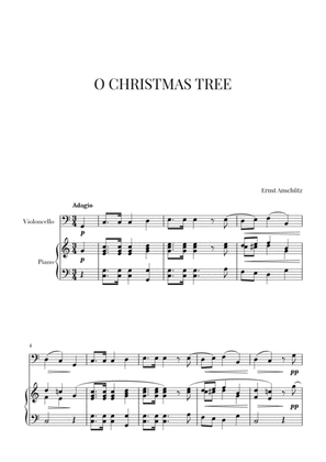 Book cover for O Christmas Tree for for Cello and Piano