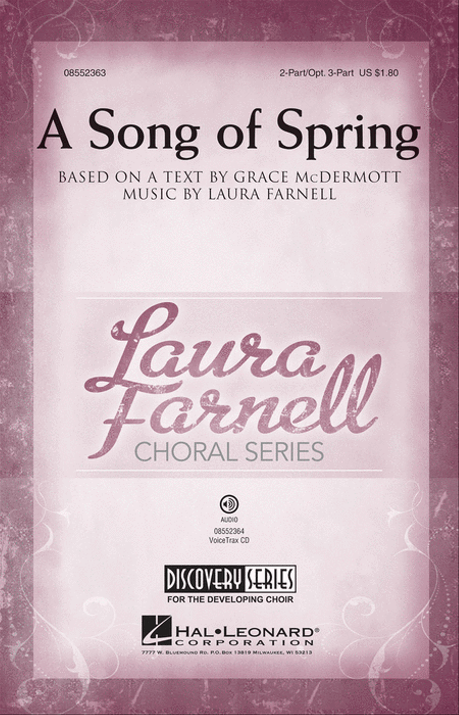 A Song of Spring 3-Part scores gallery preview page 1