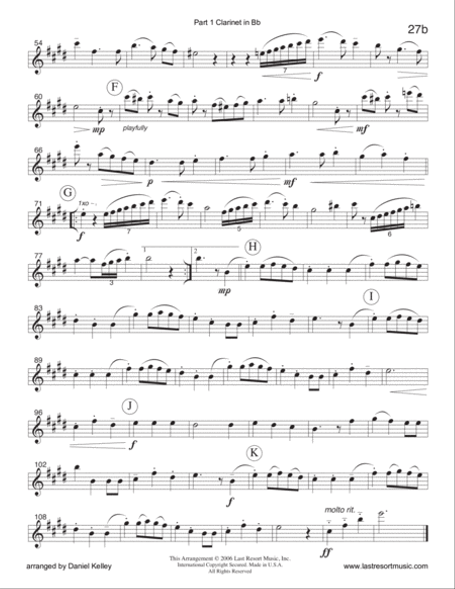 We Wish You a Merry Christmas for String or Piano Trio (or Wind Trio or Mixed Trio) Piano Trio scores gallery preview page 6