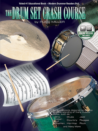 Book cover for The Drum Set Crash Course