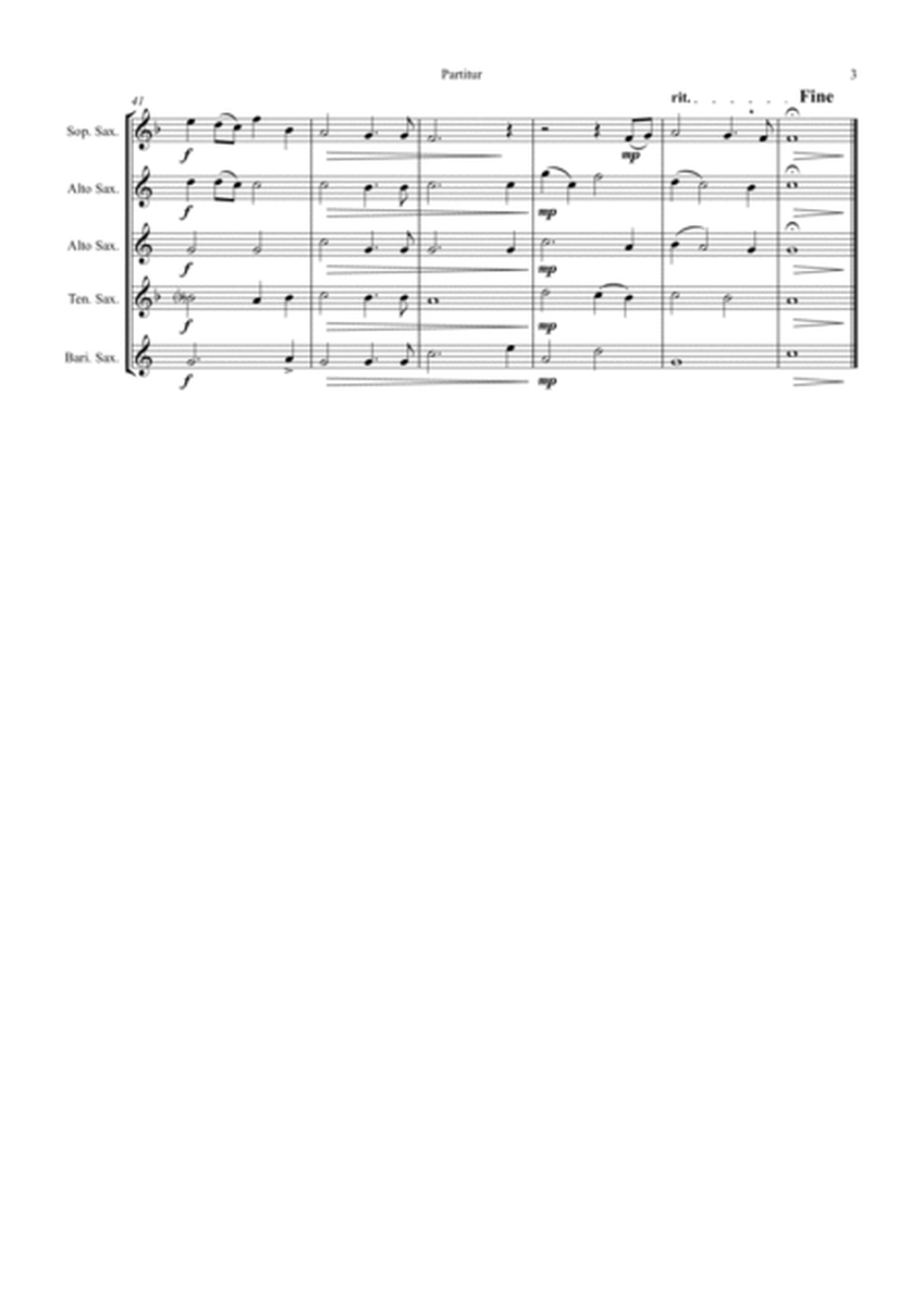 Ave Verum Corpus - W.A. Mozart - Saxophone Quintet