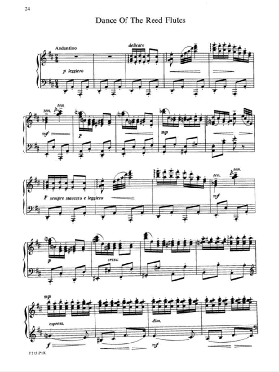 Tchaikovsky: The Nutcracker Suite, Op. 71A Piano Solo scores gallery preview page 1