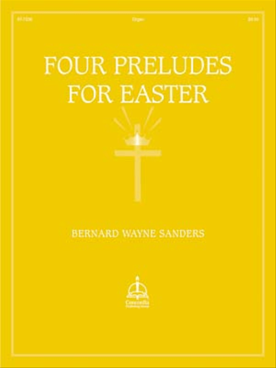 Four Preludes for Easter Organ scores gallery preview page 1