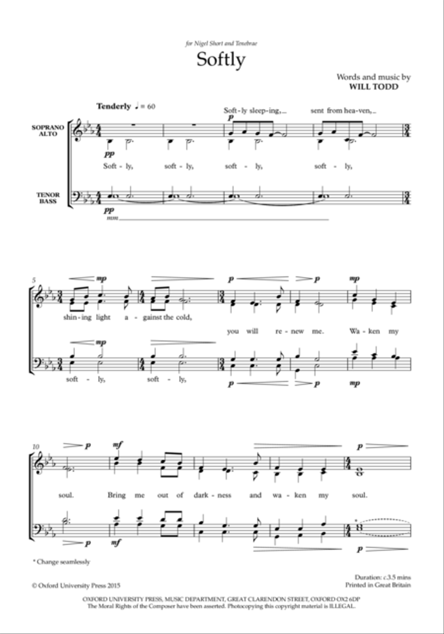 Softly Softly 4-Part scores gallery preview page 2
