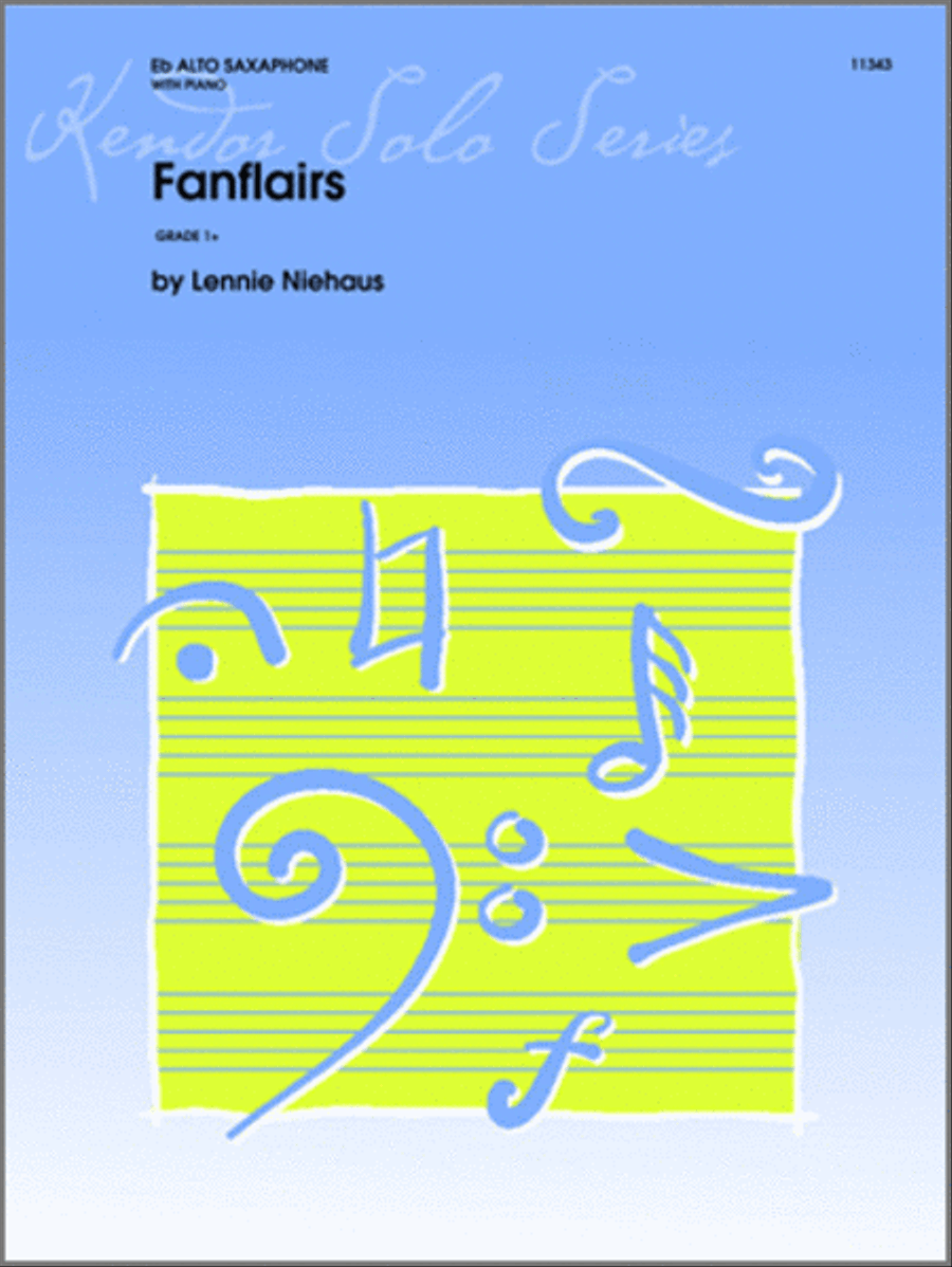 Fanflairs by Lennie Niehaus Alto Saxophone - Sheet Music