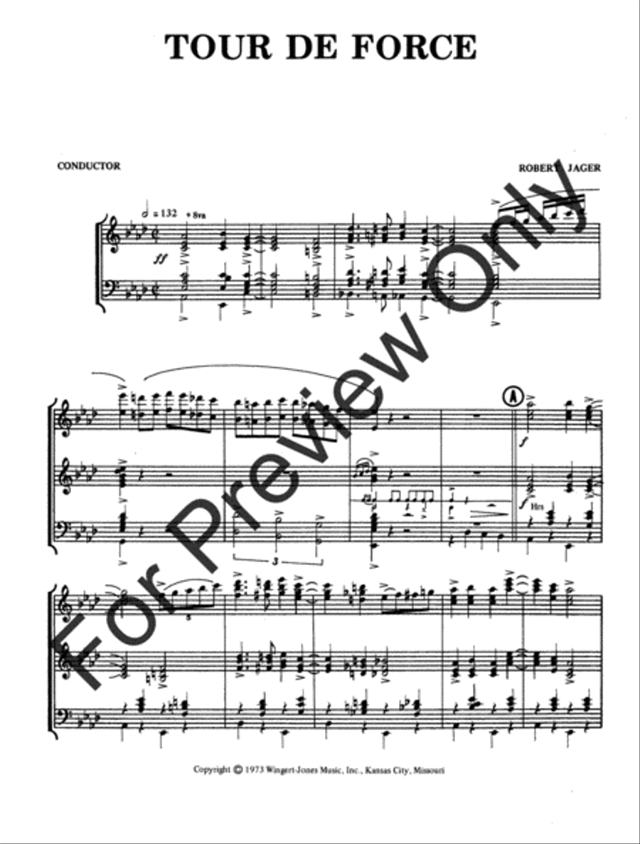 Tour De Force Tour De Force Concert Band scores gallery preview page 3