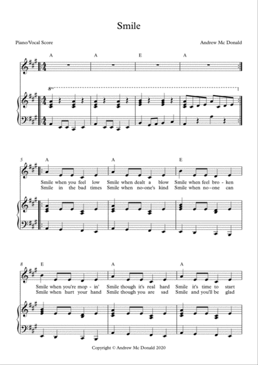 Smile Smile Voice scores gallery preview page 2