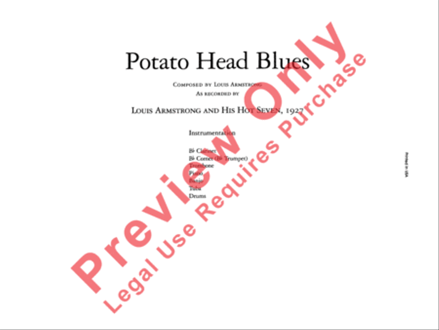 Potato Head Blues Jazz Ensemble scores gallery preview page 17
