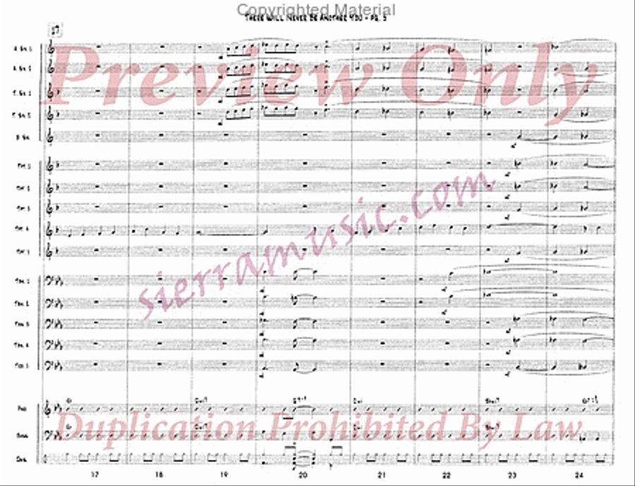 There Will Never Be Another You Jazz Ensemble scores gallery preview page 4