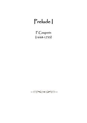 Prelude I by F. Couperin