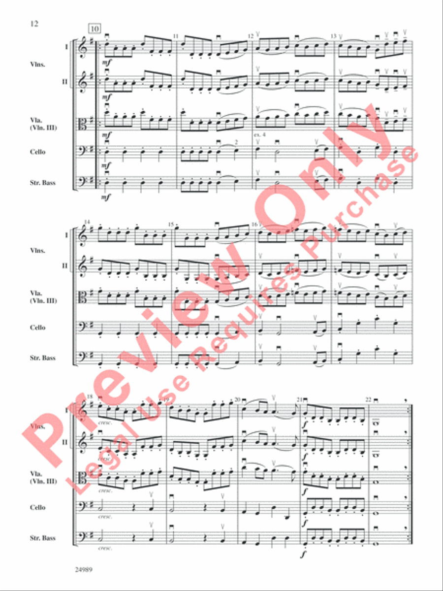 Belwin Beginning String Orchestra Kit #2 String Orchestra scores gallery preview page 13