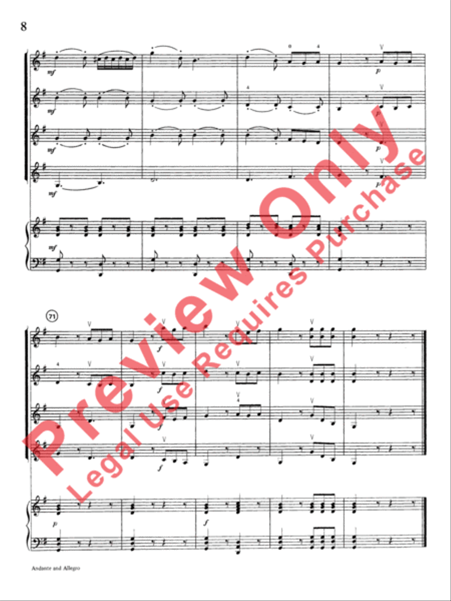 Highland/Etling Violin Quartet Series: Book 2