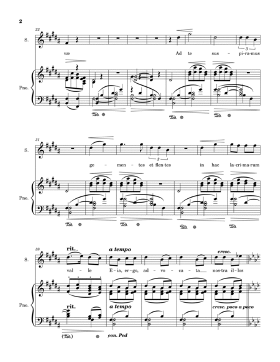 Salve Regina Voice scores gallery preview page 2