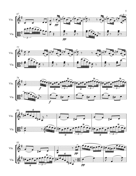 Duet Op. 5 in G III. Rondo