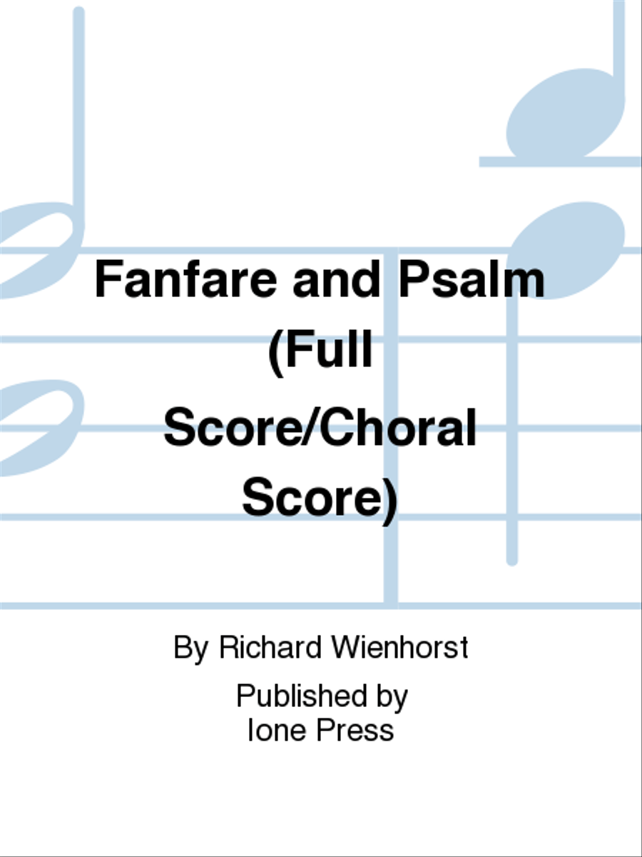 Fanfare and Psalm 4-Part scores gallery preview page 1
