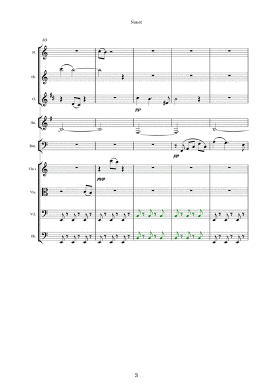 Nonet Nonet Small Ensemble scores gallery preview page 3
