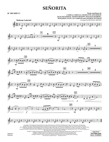 Se&#241;orita (arr. Michael Brown) - Bb Trumpet 2