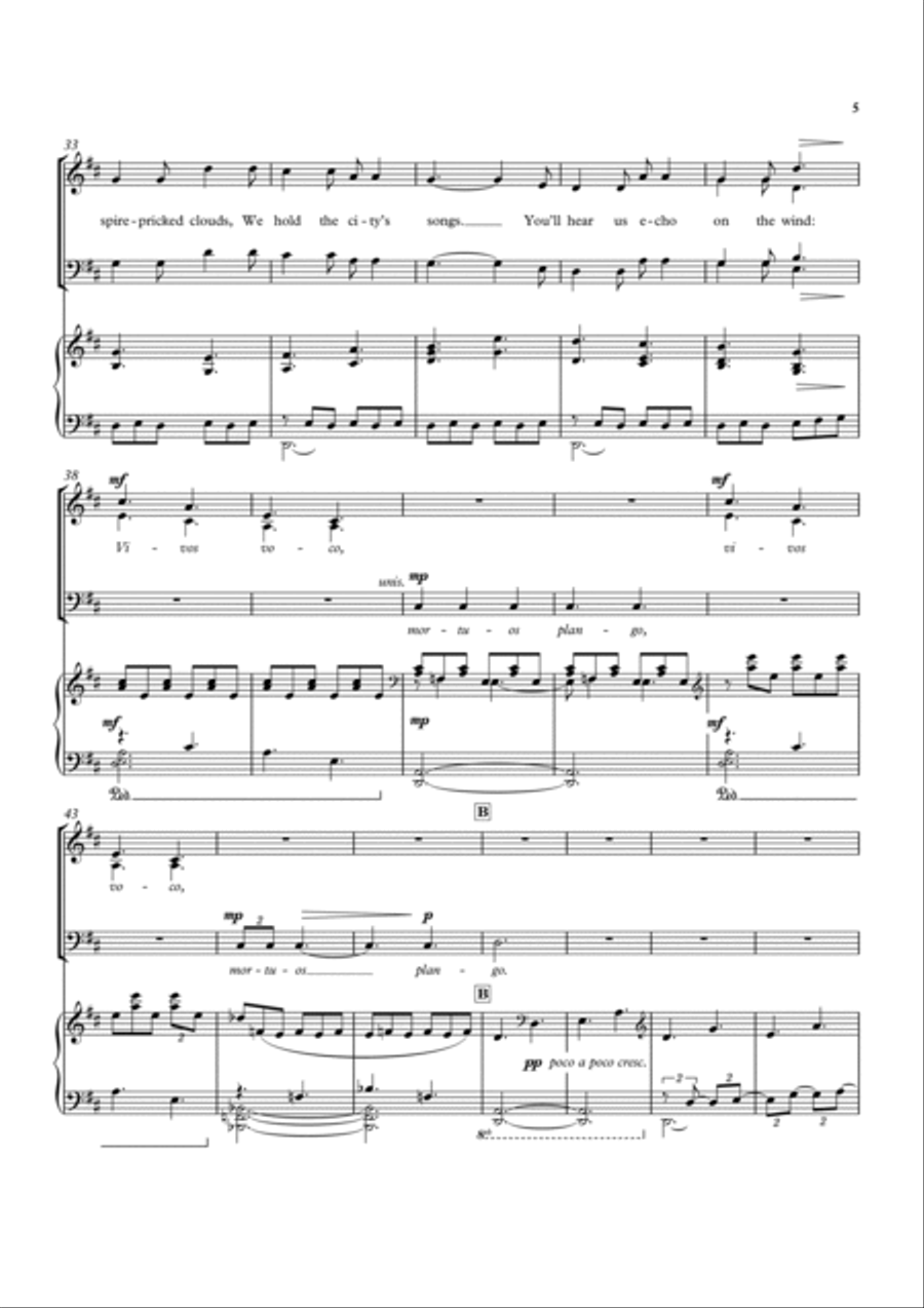 London Town 4-Part scores gallery preview page 5