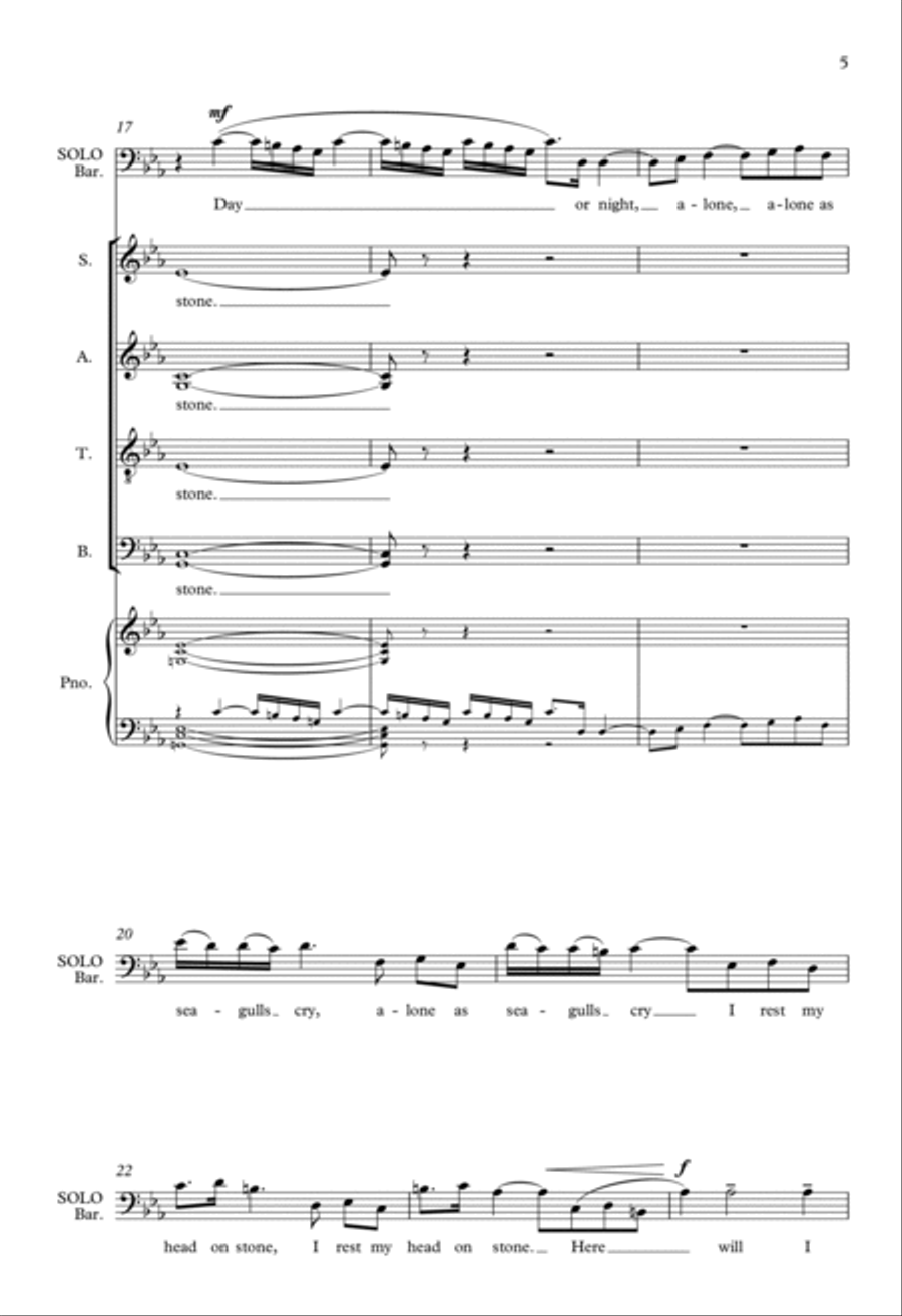 Pilgrimage Song Pilgrimage Song Choir scores gallery preview page 5