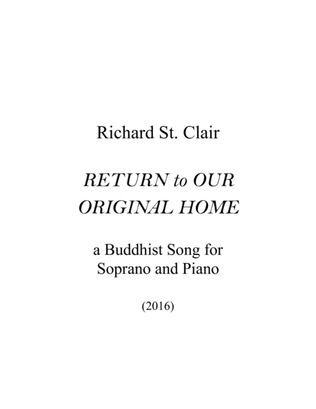 Return to Our Original Home, a Pure Land Buddhist Song for Soprano and Piano