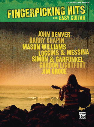 Book cover for Fingerpicking Hits for Easy Guitar