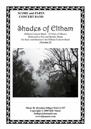 Shades of Eltham (Eltham Concert Band - 35 Years of Music) - Concert Band Version Score and Parts PD