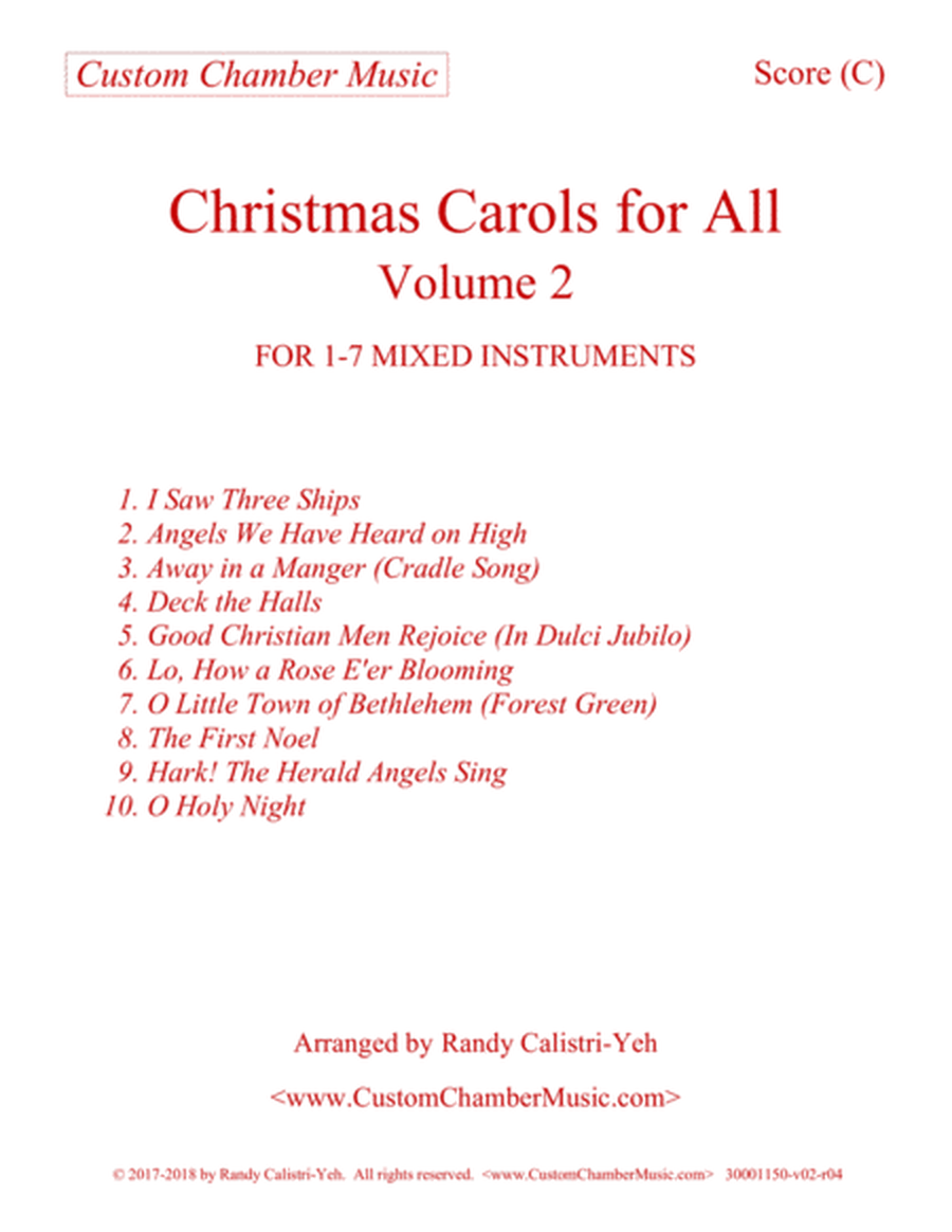 Christmas Carols for All, Volume 2 image number null