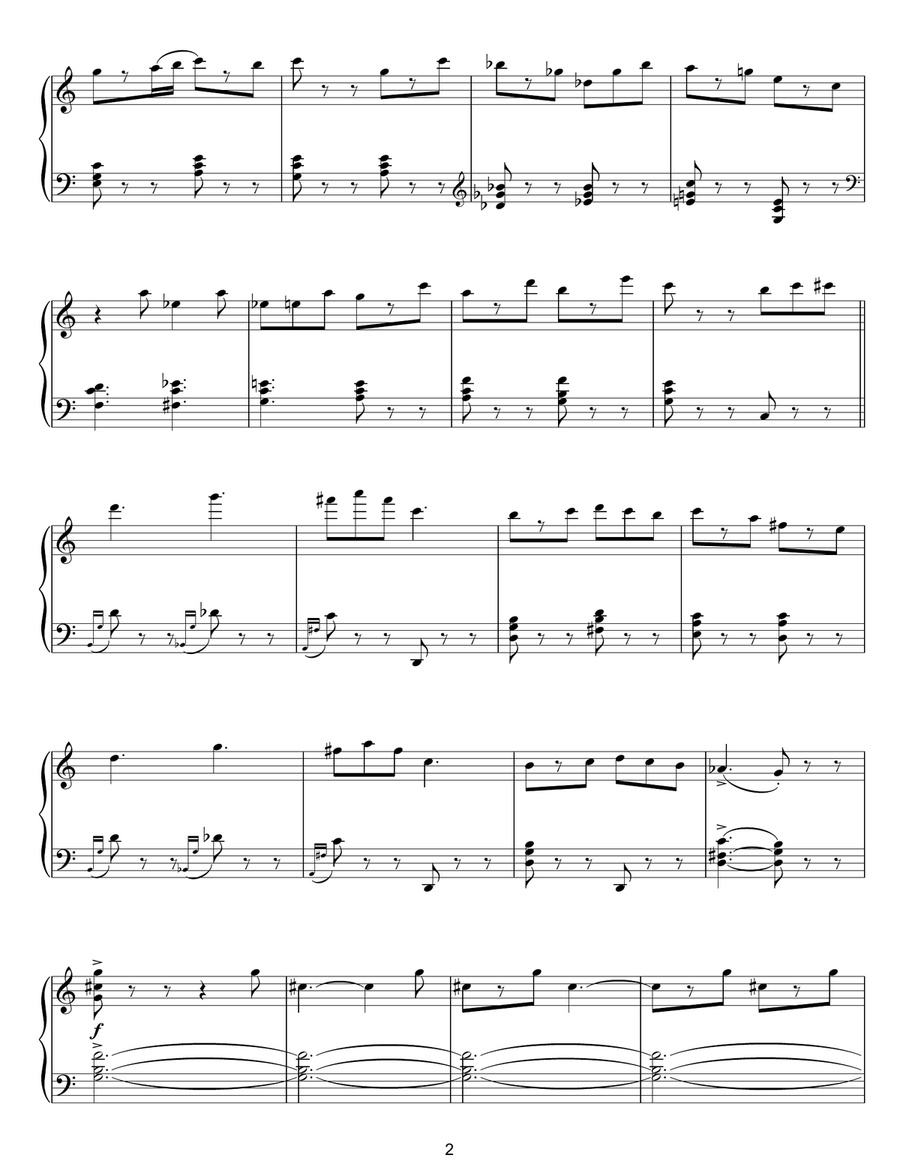 Jumping Bean Piano Solo scores gallery preview page 2