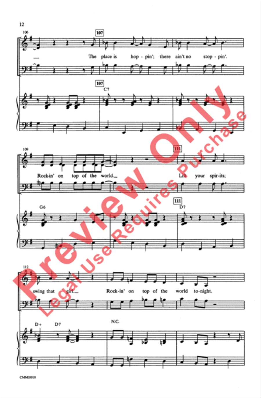 The Polar Express: A Choral Medley 3-Part scores gallery preview page 12