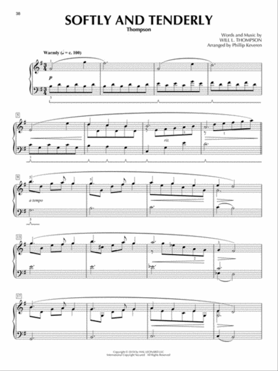 Hymns with a Classical Flair Piano Solo scores gallery preview page 5