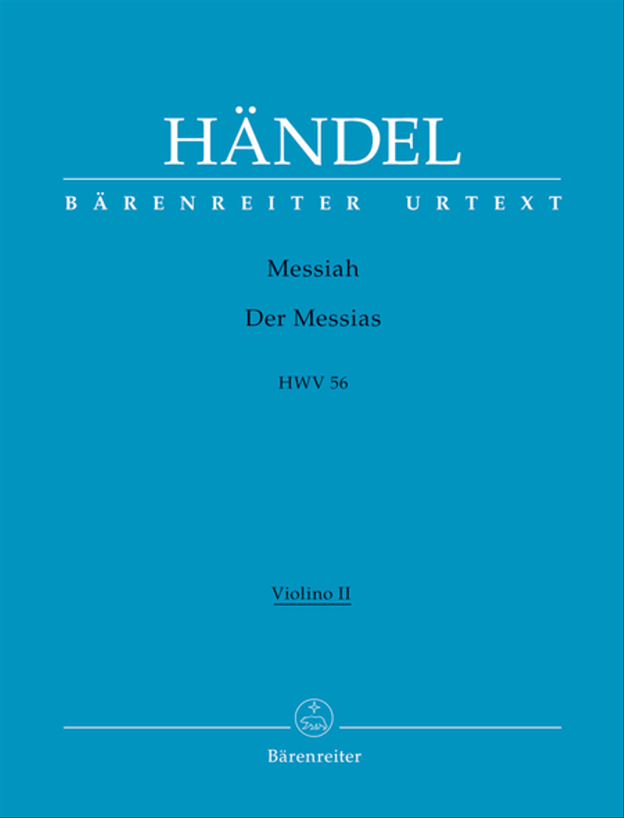 Der Messias HWV 56 by George Frideric Handel Violin - Sheet Music