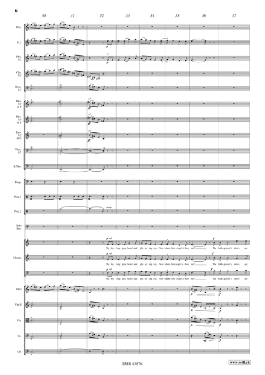 The Rime Of The Ancient Mariner Orchestra scores gallery preview page 6