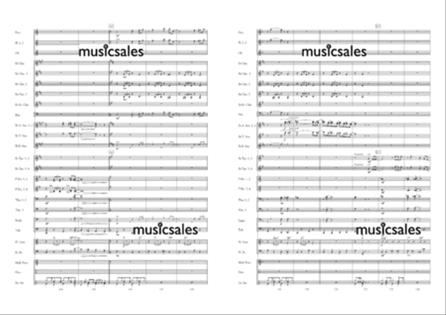 Abba Magic! Concert Band scores gallery preview page 16