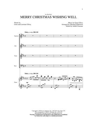Book cover for Merry Christmas Wishing Well